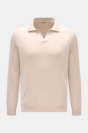Braun Hamburg  - Herren - Strickpolo sand