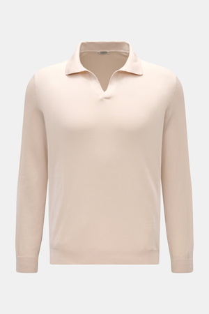 Braun Hamburg  - Herren - Strickpolo sand