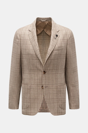LARDINI  - Herren - Sakko creme/braun kariert