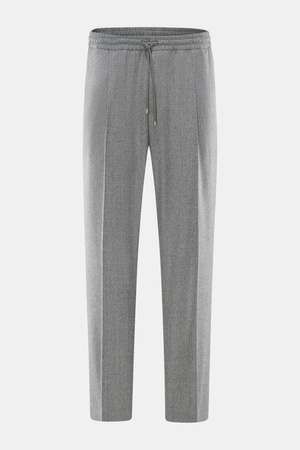 Briglia 1949 - Herren - Woll-Jogpants 'Wimbledon' grau meliert