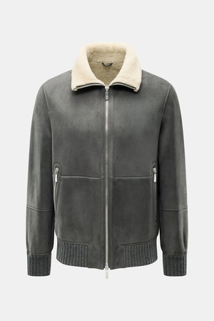 Brunello Cucinelli  - Herren - Blouson dunkelgrau