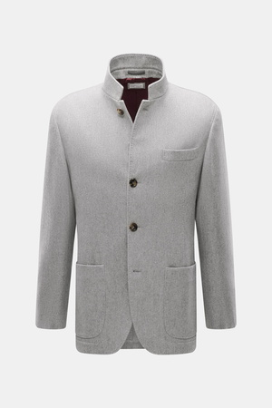 Brunello Cucinelli  - Herren - Cashmere Jacke hellgrau meliert