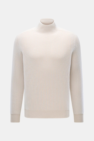 Brunello Cucinelli  - Herren - Cashmere Mockneck-Pullover sand