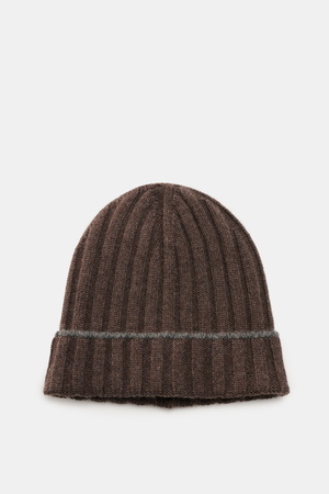 Brunello Cucinelli  - Herren - Cashmere Mütze graubraun