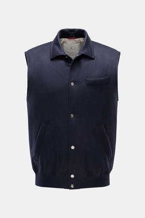 Brunello Cucinelli  - Herren - Cashmere Outdoorweste navy