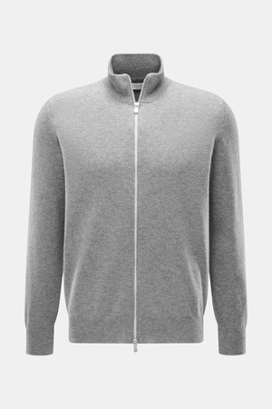 Brunello Cucinelli  - Herren - Cashmere Strickjacke grau meliert