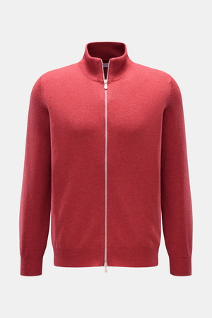 Brunello Cucinelli  - Herren - Cashmere Strickjacke hellrot