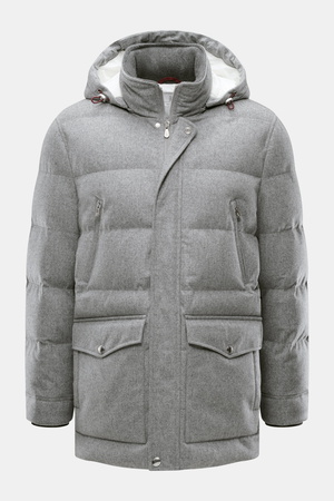 Brunello Cucinelli  - Herren - Daunenjacke grau meliert