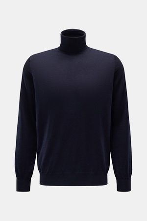 Brunello Cucinelli  - Herren - Feinstrick-Rollkragenpullover navy