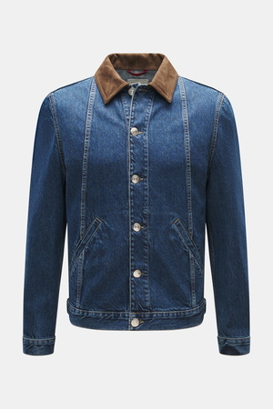 Brunello Cucinelli  - Herren - Jeansjacke dunkelblau