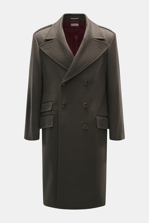 Brunello Cucinelli  - Herren - Mantel graugrün meliert