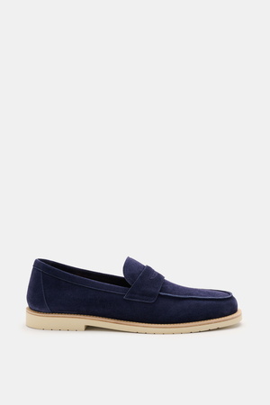 Brunello Cucinelli  - Herren - Penny Loafer dunkelblau