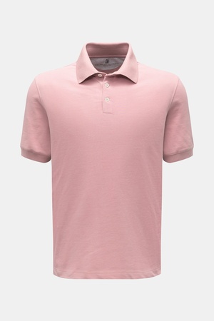 Brunello Cucinelli  - Herren - Poloshirt rosé grau