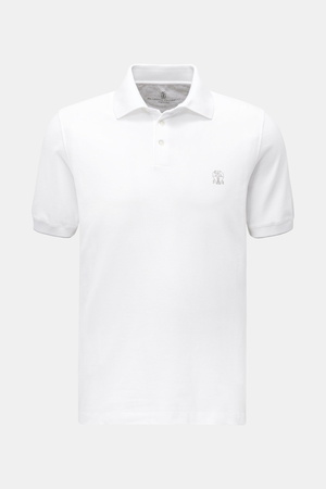 Brunello Cucinelli  - Herren - Poloshirt weiß