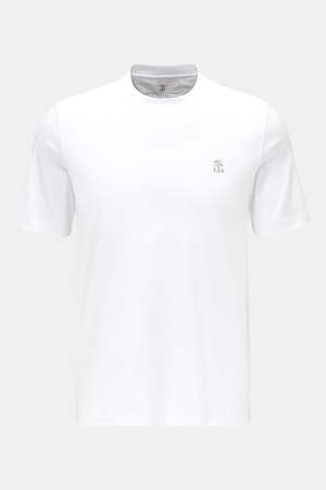 Brunello Cucinelli  - Herren - Rundhals-T-Shirt weiß