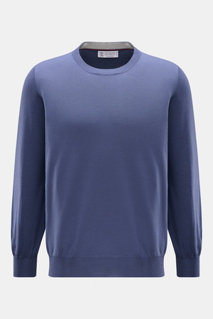 Brunello Cucinelli  - Herren - Rundhalspullover blau