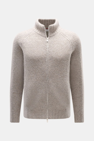 Brunello Cucinelli  - Herren - Strickjacke taupe meliert