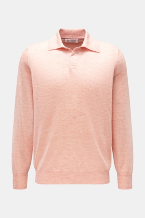 Brunello Cucinelli  - Herren - Strickpolo rosé meliert