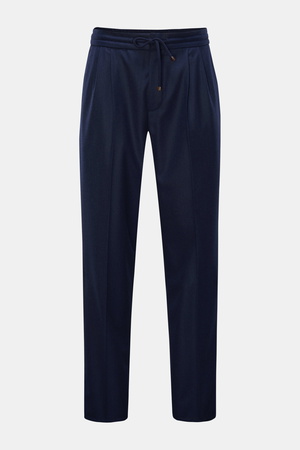 Brunello Cucinelli  - Herren - Woll-Jogpants 'Leisure Fit' navy