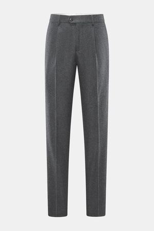 Brunello Cucinelli  - Herren - Wollhose dunkelgrau meliert