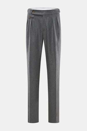 Brunello Cucinelli  - Herren - Wollhose grau meliert