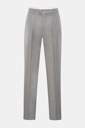 Brunello Cucinelli  - Herren - Wollhose 'Leisure Fit' grau meliert