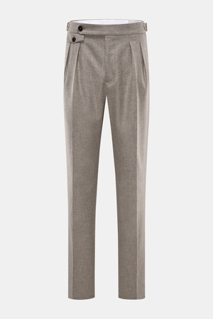Brunello Cucinelli  - Herren - Wollhose taupe meliert