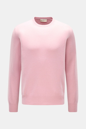 Bruno Manetti  - Herren - Cashmere Rundhalspullover rosé