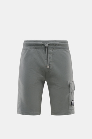 C.P. Company  - Herren - Cargo-Sweatshorts graugrün