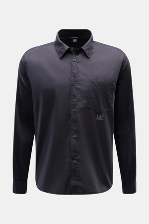 C.P. Company  - Herren - Casual Hemd schmaler Kragen navy