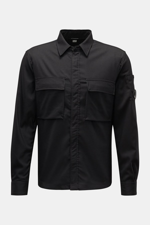 C.P. Company  - Herren - Casual Hemd schmaler Kragen schwarz