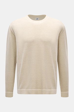C.P. Company  - Herren - Rundhalspullover beige