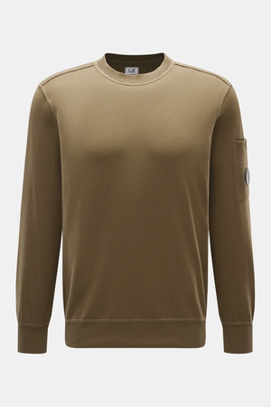 C.P. Company  - Herren - Rundhalspullover oliv