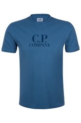 C.P. Company Herren T-Shirt Blau grau