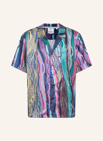 Carlo Colucci  Alloverprint Hemd Dellago pink