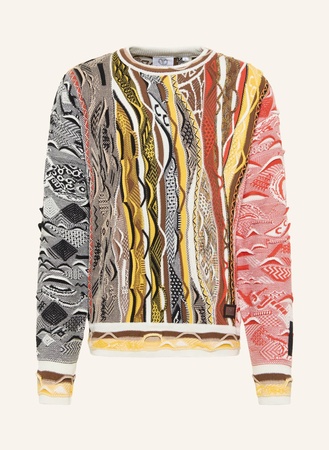 Carlo Colucci  Oversize Strickpullover Delueg braun