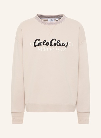 Carlo Colucci  Oversize Sweatshirt De Tomas beige grau