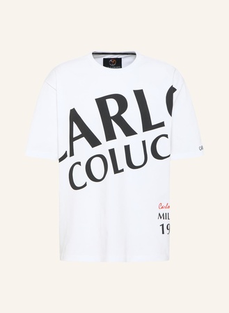 Carlo Colucci  Oversize T-Shirt Dal Paro weiss beige