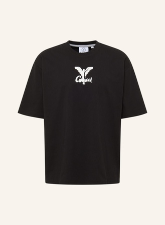 Carlo Colucci  Oversize T-Shirt Di Pauli schwarz