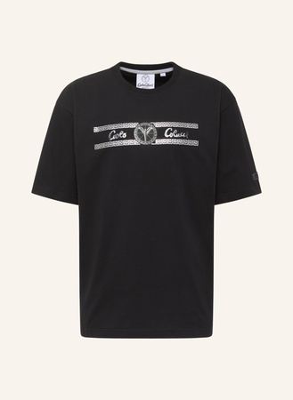 Carlo Colucci  Oversize T-Shirt "Future Chrome" Di Pastena schwarz