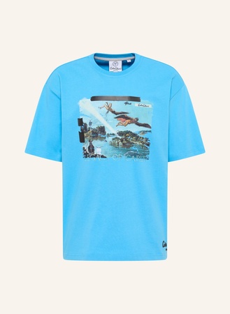 Carlo Colucci  Oversize T-Shirt "Vermächtnis Des Ikarus" Delleg blau