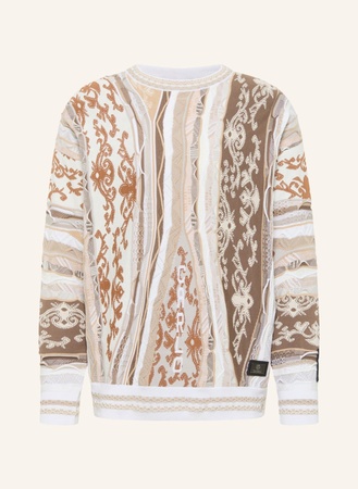 Carlo Colucci  Rundhals Pullover Di Cicco beige
