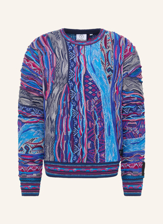 Carlo Colucci  Strickpullover Di Palo blau
