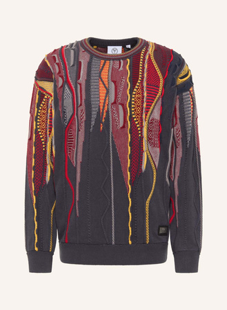 Carlo Colucci  Strickpullover Dialer grau
