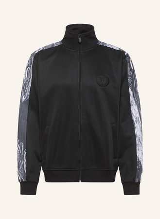 Carlo Colucci  Sweatjacke Mit Unique Badge Demelas schwarz