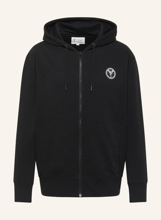 Carlo Colucci  Sweatjacke "Casual Fashion" Dender schwarz
