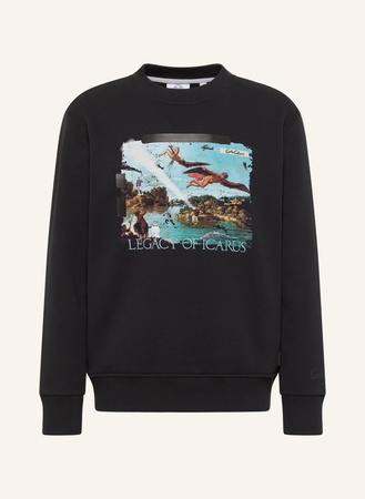 Carlo Colucci  Sweatshirt "Vermächtnis Des Ikarus" Delli schwarz