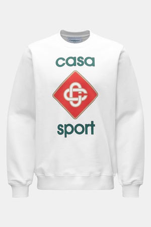 Casablanca  - Herren - Sweatshirt 'Casa Sport Icon' weiß