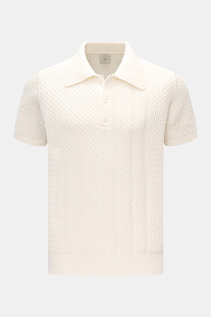 Ché  - Herren - Kurzarm-Strickpolo 'Santino' creme