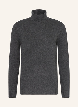Cinque  Bouclé-Rollkragenpullover Cizino grau